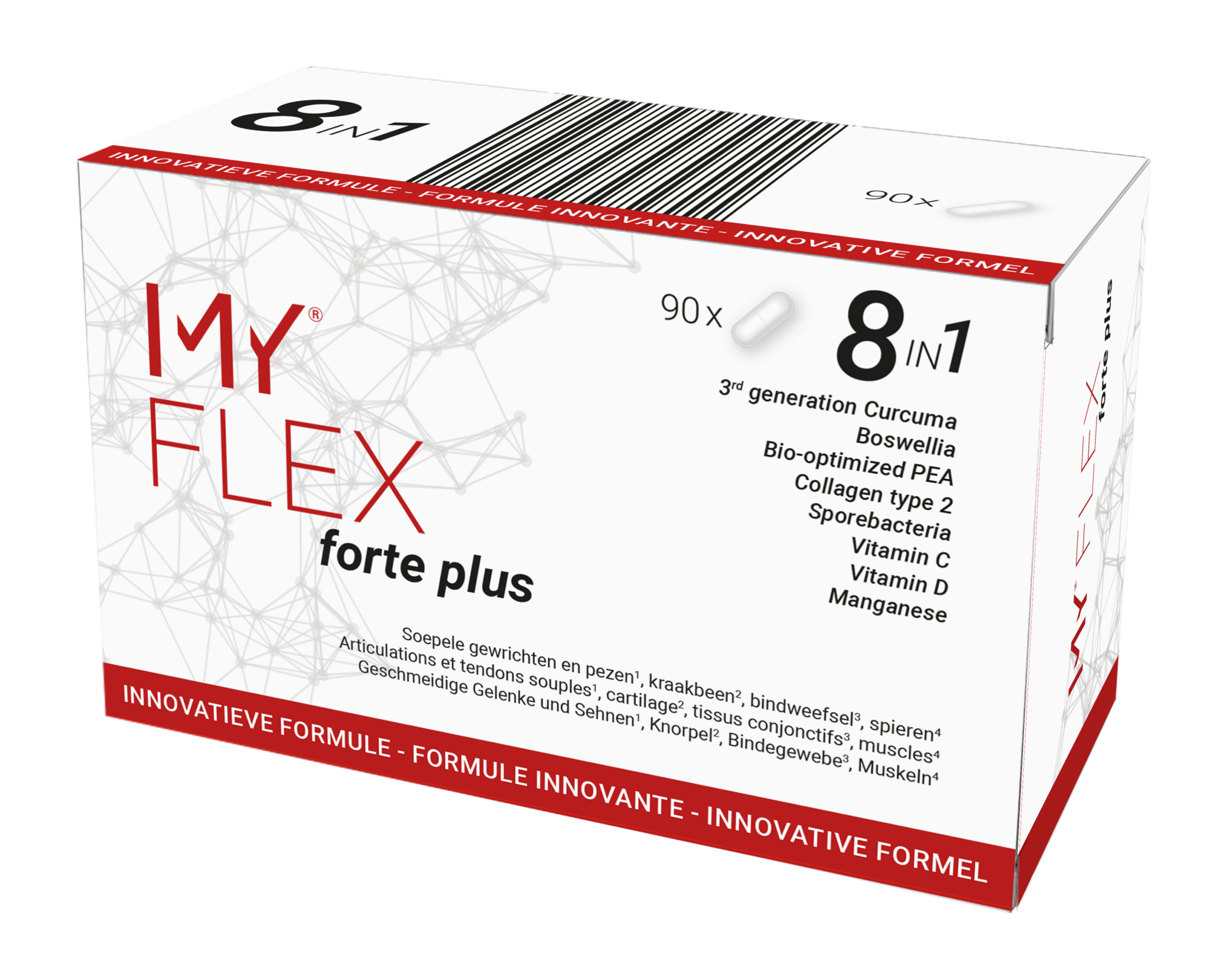 Myflexcare MY®FLEX forte plus voor soepele gewrichten: nieuwe 8-in-1 formule